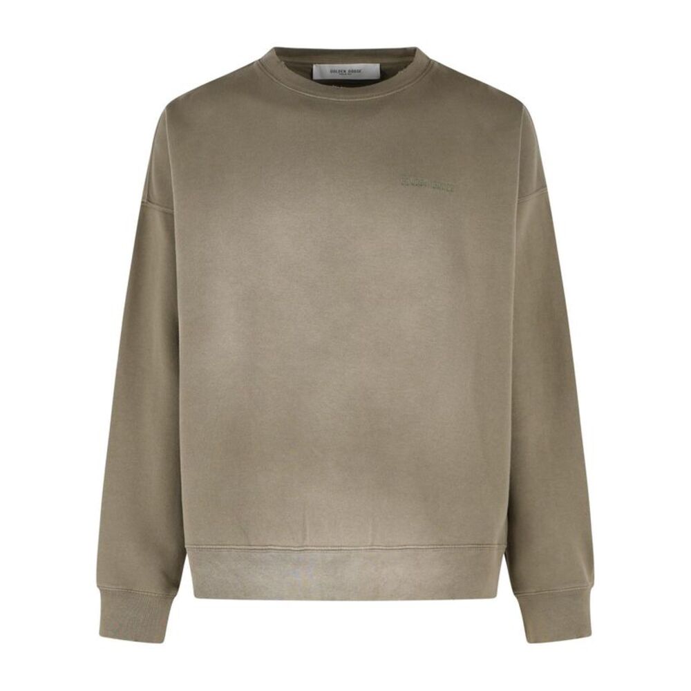 Golden Goose Unisex 'Martin' Beige Cotton Sweatshirt Men